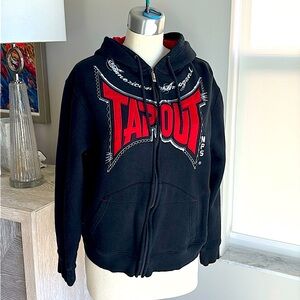 MMA TAPOUT VINTAGE ZIP UP HOODIE SWEATER